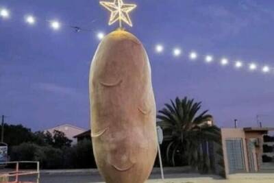 Ура! Кипрскую красавицу картофелину украсили к Рождеству - cyprusbutterfly.com.cy