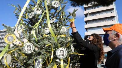 В Никосии установлена рождественская ёлка посвящённая пропавшим без вести - cyplive.com - Никосия - Турция