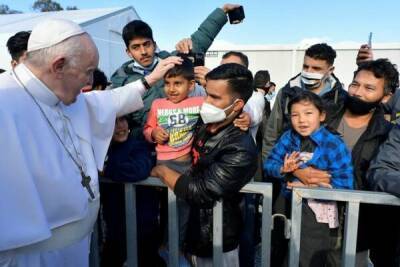 Папа Римский отметил свой день рождения с беженцами, вывезенными с Кипра - cyprusbutterfly.com.cy - Кипр - Италия