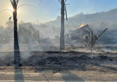 Огромный пожар в Аракапе угрожал деревням Ларнаки - rumedia24.com - деревня Аракапас - деревня Ларнака