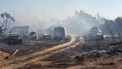 Сильнейшие лесные пожары бушуют на юге Кипра - mir24.tv - Кипр - Израиль - Италия - Греция - республика Саха - Якутск