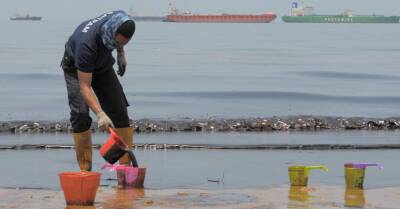 Кипр защищается от нефтяного пятна в Средиземном море после утечки в Сирии - rus.delfi.lv - Кипр - Латвия - Сирия
