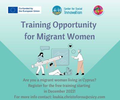 Центр социальных инноваций Кипра планирует 10 бесплатных семинаров для женщин-мигрантов - kiprinform.com - Кипр - Никосия