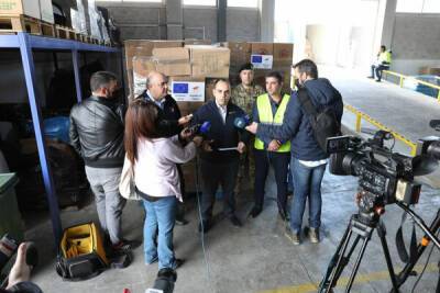 Кипр собрал 15 контейнеров гуманитарной помощи для Украины - cyprusbutterfly.com.cy - Кипр - Украина