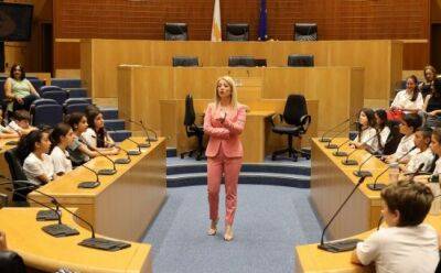 Аннита Димитриу - В парламенте 1 июня прошел «детский день» - vkcyprus.com - Кипр - Никосия