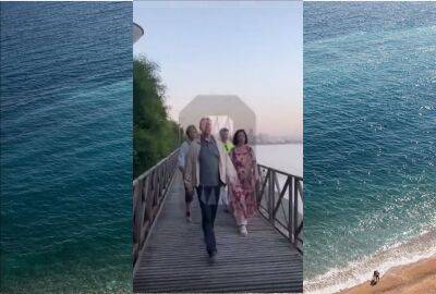 Кипр - Экс-представитель президента РФ Анатолий Чубайс с женой гуляют вдоль моря в Лимассоле - cyprus-daily.news - Кипр - Россия - Турция - Израиль - Италия