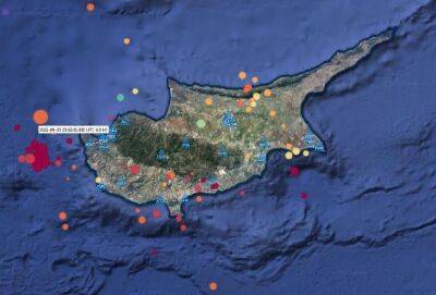 30 августа у берегов Пафоса произошло землетрясение магнитудой 4,3 - russiancyprus.news - Кипр