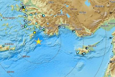 Землетрясение в Восточном Средиземноморье. Магнитуда — 5,9 - evropakipr.com - Кипр - Греция