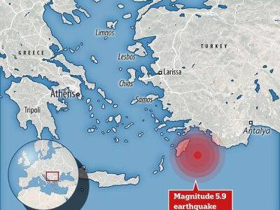 Мощное землетрясение магнитудой 5,9 сотрясло курортные острова Родос, Кипр и Крит - unn.com.ua - Кипр - Украина - Греция - Киев - Афины - Turkey