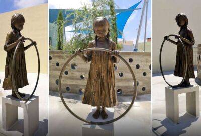 В Пафосе украдена скульптура «Девочка с обручем» - evropakipr.com