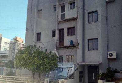 Ночью недавно отремонтированный жилой дом в Лимассоле лишился двух балконов - russiancyprus.news - Кипр