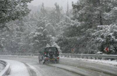 Снег в Троодосе: проезд только автомобилей с полным приводом - kiprinform.com
