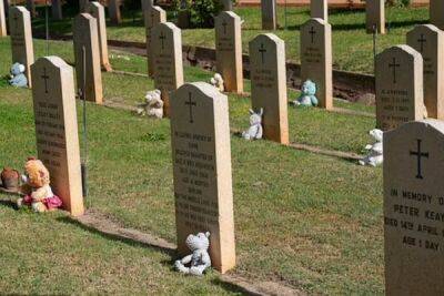 На могилах одного из кладбищ Кипра появились десятки плюшевых мишек - cyprusbutterfly.com.cy - Кипр