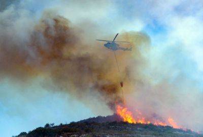 15 июля вспыхнул сильный пожар к северу от Лимассола - russiancyprus.news - Кипр - деревня Диерон
