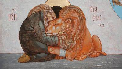 апостол Петр - «Только руку протяни», — картины и иконы Анны Байбаковой - cyplive.com - Санкт-Петербург