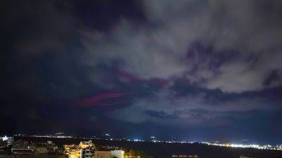 Северное сияние в небе над Средиземноморьем - cyplive.com - Кипр - Греция