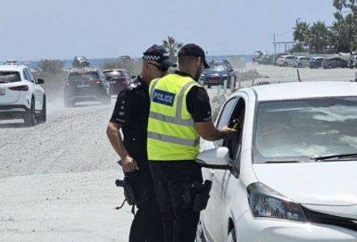 Полиция британских баз усиливает патрулирование на пляже Lady’s Mile и прилегающих к нему дорогах - russiancyprus.news - Кипр