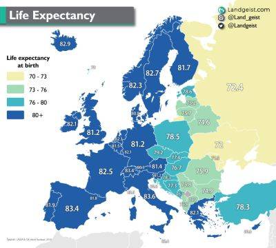 Продолжительность здоровой жизни: Кипр в топ-7 стран Европы - rumedia24.com - Кипр - Евросоюз - Словакия - Латвия - Мальта - Дания