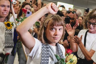 Грета Тунберг - Грета Тунберг прибыла в Афины после депортации из Израиля - kiprinform.com - Израиль - Греция - Афины - Тель-Авив
