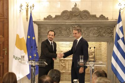 Никос Христодулидис - Кириакос Мицотакис - Христодулидис и Мицотакис подтвердили стратегическое сотрудничество Кипра и Греции перед председательством Никосии в Совете ЕС - kiprinform.com - Кипр - Никосия - Евросоюз - Греция - Афины - Президент