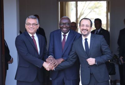 Никос Христодулидис - Реджеп Тайип Эрдоган - Антониу Гутерриш - Туфан Эрхюрман - Первая встреча Никоса Христодулидиса с Туфаном Эрхюрманом прошла в теплой атмосфере - evropakipr.com - Кипр - Никосия - Турция - Анкара - штат Монтана