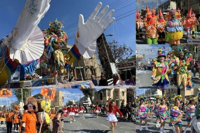 Яннис Армефтис - В Лимассоле прошел грандиозный гранд-парад - cyprusbutterfly.com.cy - Лимассол