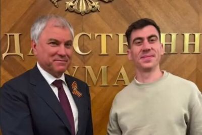 Вячеслав Володин - Панайот Фидиас - Кипрский депутат Европарламента Фидиас Панайоту встретился с председателем Госдумы РФ Володиным - cyprusbutterfly.com.cy - Кипр - Россия - Москва - Украина - Евросоюз - Греция