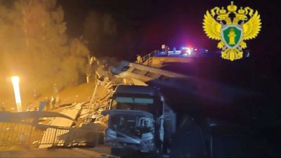 Два обрушения мостов в приграничных с Украиной регионах России, есть жертвы; Москва обвиняет Киев - kiprinform.com - Россия - Москва - Украина - Киев - Брянская обл.
