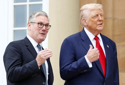 Биньямин Нетаньяху - Дональд Трамп - Кир Стармер - Трамп: Приоритет в Газе – накормить людей, но не готов занимать позицию по палестинской государственности - kiprinform.com - Сша - Израиль - Англия - деревня Ляйен - Франция - Шотландия - Президент