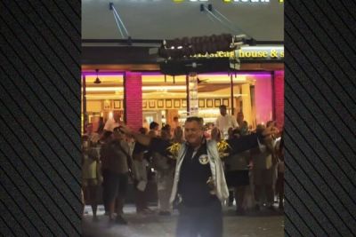 В Пафосе мужчина станцевал с мангалом на голове, видео стало вирусным - cyprusbutterfly.com.cy - Кипр