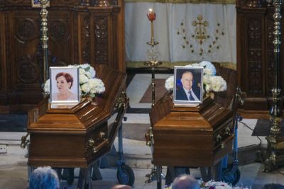 Василис Пальмас - В Лимассоле простились с пожилой парой, погибшей во время пожара - cyprusbutterfly.com.cy - Кипр - Президент