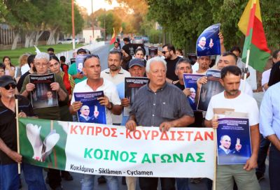 Аяз Кенан - Митинг в Никосии с требованием освободить курдского активиста Кенана Аяза - kiprinform.com - Кипр - Никосия - Германия - Президент