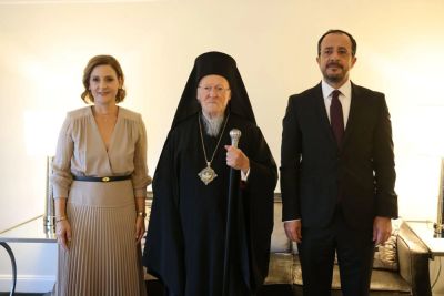 Никос Христодулидис - патриарх Варфоломей - апостол Павел - Христодулидис обсудил кипрский вопрос с патриархом Варфоломеем в Нью-Йорке - kiprinform.com - Кипр - Сша - Нью-Йорк - Ватикан - Нью-Йорк - Президент