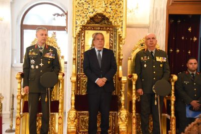 Джордж Цицикостас - Василис Пальмас - Министр обороны и глава Национальной гвардии призвали к боеготовности в День Вооружённых сил - kiprinform.com - Кипр - Никосия